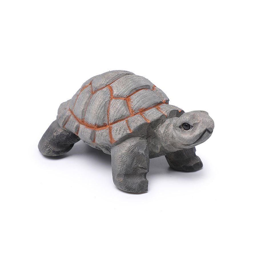 Wooden Carved Seychelles Giant Tortoise